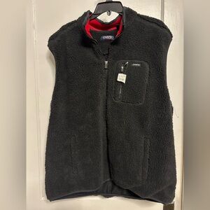 Chaps Sport black Fleece Vest